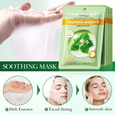 Mặt Nạ Diếp Cá 10 Miếng Dưỡng Da Trắng, Cấp Ẩm, Se Khít Lỗ Chân Lông, Rau Má Giảm Thâm Mụn - 32.000 VND 4 Mặt Nạ Diếp Cá 10 Miếng Dưỡng Da Trắng, Cấp Ẩm, Se Khít Lỗ Chân Lông, Rau Má Giảm Thâm Mụn - 32.000 VND 4