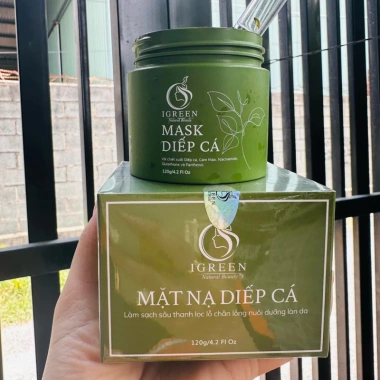Mặt Nạ Diệp Cá iGreen - Cấp ẩm, Mịn Da, Trắng Sáng, Giảm Mụn, Mờ Thâm - 150k 3 Mặt Nạ Diệp Cá iGreen - Cấp ẩm, Mịn Da, Trắng Sáng, Giảm Mụn, Mờ Thâm - 150k 3