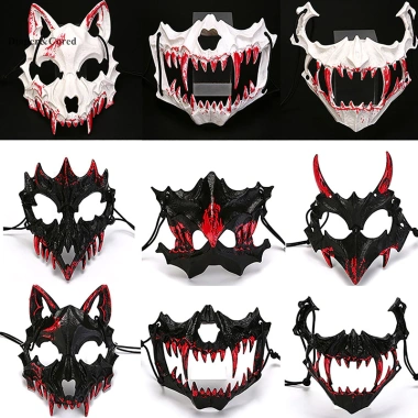 Mặt nạ động vật DIAPER & CORED - Đồ trang phục Halloween, đạo cụ sinh động, giảm giá 23% chỉ 51.192 VND