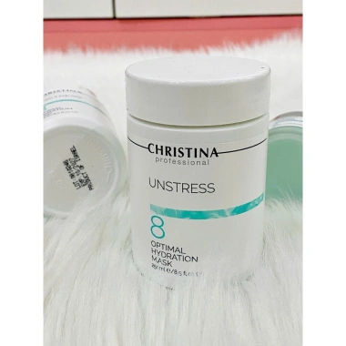 Mặt nạ dưỡng ẩm Christina Unstress 8 Optimal Hydration - Giá giảm, chỉ 329k, 8 lần cấp ẩm sâu