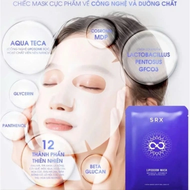 Mặt Nạ Dưỡng Ẩm Phục Hồi Liposome SRX 10 Miếng - Dưỡng ẩm sâu, tái tạo da, chỉ 349.000 VND 4