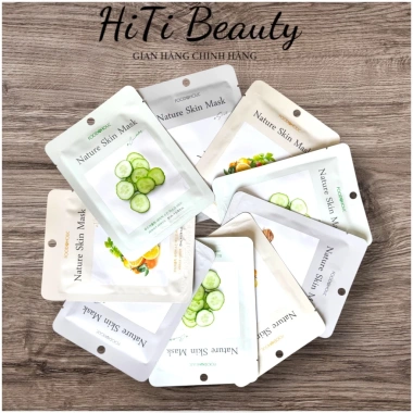 Mặt Nạ Dưỡng Da Cấp Ẩm Tự Nhiên Foodaholic Nature Skin Mask Hàn Quốc 10 Miếng - Dưỡng ẩm sâu, Làn Da Rạng Rỡ