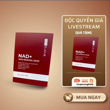 Mặt Nạ Dưỡng Da Eviralab NAD+ 10 miếng - Cấp Ẩm, Làm Dịu, Nuôi Dưỡng, Sáng Mịn Tự Nhiên - Giá 250k 2