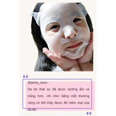 Mặt nạ dưỡng da Soybebe cấp ẩm nhanh cho bé phiên bản Geumbi, giảm còn 25.000đ 6 Mặt nạ dưỡng da Soybebe cấp ẩm nhanh cho bé phiên bản Geumbi, giảm còn 25.000đ 6