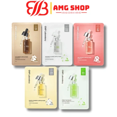 Mặt Nạ Dưỡng Sáng CNP Laboratory Ampule Mask - Cấp Ẩm, Chống Lão Hoá, Giá 35.000 VND