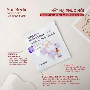 Mặt Nạ Dưỡng Trắng Sur.Medic Bright Glutathione 30g - Tái tạo da, làm sáng, giảm thâm, giá chỉ 33.000đ 6 Mặt Nạ Dưỡng Trắng Sur.Medic Bright Glutathione 30g - Tái tạo da, làm sáng, giảm thâm, giá chỉ 33.000đ 6