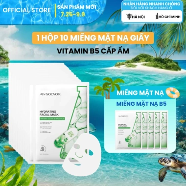 Mặt Nạ Giấy B5 + Niacinamide 25ml – Cấp Ẩm, Làm Sáng Nhẹ, Dịu Nhẹ – Giá 59.800₫