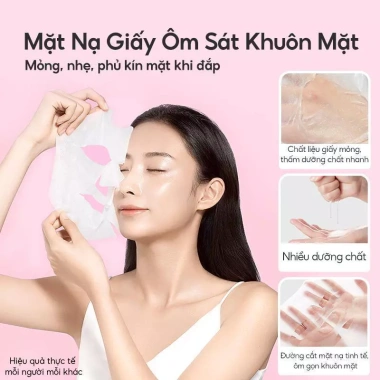Mặt Nạ Giấy B5 + Niacinamide 25ml – Cấp Ẩm, Làm Sáng Nhẹ, Dịu Nhẹ – Giá 59.800₫
