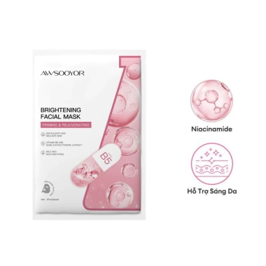 Mặt Nạ Giấy B5 + Niacinamide 25ml – Cấp Ẩm, Làm Sáng Nhẹ, Dịu Nhẹ – Giá 59.800₫