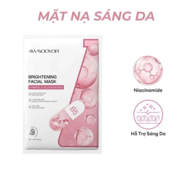 Mặt Nạ Giấy B5 + Niacinamide 25ml – Cấp Ẩm, Làm Sáng Nhẹ, Dịu Nhẹ – Giá 59.800₫