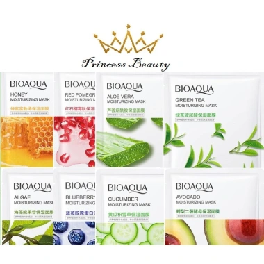 Mặt nạ giấy BIOAQUA 5 miếng 8 vị thiên nhiên Dưỡng trắng Cấp ẩm Giảm mụn 17.500 VND Mặt nạ giấy BIOAQUA 5 miếng 8 vị thiên nhiên Dưỡng trắng Cấp ẩm Giảm mụn 17.500 VND