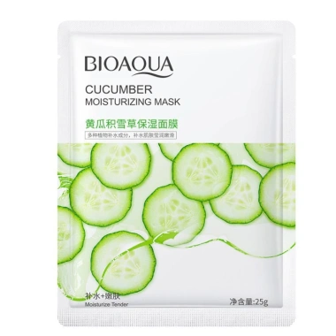 Mặt nạ giấy BIOAQUA 5 miếng 8 vị thiên nhiên Dưỡng trắng Cấp ẩm Giảm mụn 17.500 VND