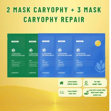 Mặt nạ giấy CARYOPHY Portulaca 22g dưỡng da sâu, giảm giá tới 119k 10