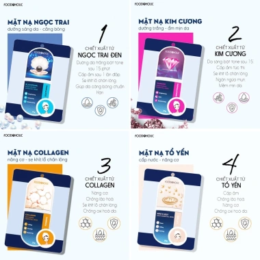 Mặt nạ giấy Foodaholic cấp ẩm, phục hồi, dịu da, dưỡng sáng - Giá chỉ 8.000 VND 5