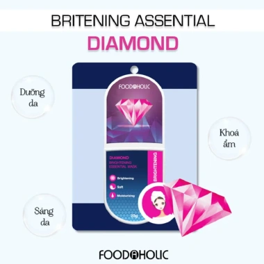 Mặt Nạ Giấy Foodaholic Essential 23ml - Bổ Sung Vitamin Dưỡng Ẩm và Dưỡng Trắng Da, Giá chỉ 8.000 VND