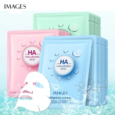 Mặt nạ giấy HA Images Bioaqua 5 miếng - Dưỡng trắng, cấp ẩm, thải độc, chỉ 25k