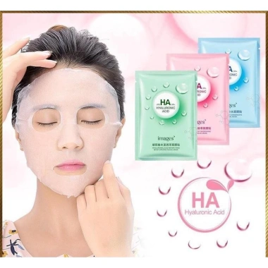 Mặt nạ giấy HA Images Bioaqua 5 miếng - Dưỡng trắng, cấp ẩm, thải độc, chỉ 25k