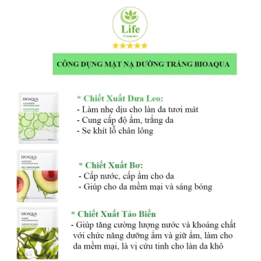 Mặt nạ giấy Hương Trái Cây tự nhiên - Trắng da, cấp ẩm, kiềm dầu, thải độc - 32.450 VND 5 Mặt nạ giấy Hương Trái Cây tự nhiên - Trắng da, cấp ẩm, kiềm dầu, thải độc - 32.450 VND 5