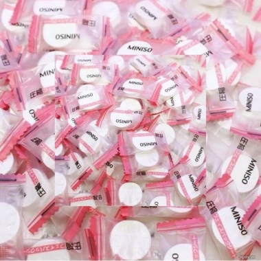 Mặt Nạ Giấy Nén Miniso Nhật Bản 100 Viên Cao Cấp Dưỡng ẩm Giảm Nám Giá ưu đãi 60.000đ 4
