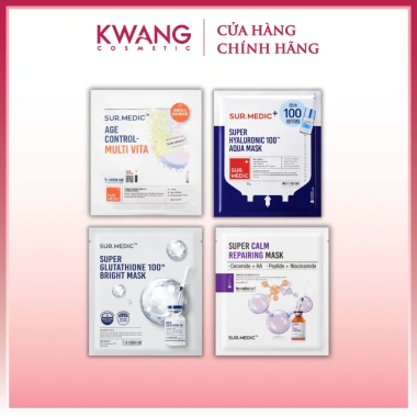 Mặt Nạ Giấy Sur.Medic 10 miếng - Dưỡng ẩm, sáng da, phục hồi, Hàn Quốc, chỉ 285k 2 Mặt Nạ Giấy Sur.Medic 10 miếng - Dưỡng ẩm, sáng da, phục hồi, Hàn Quốc, chỉ 285k 2