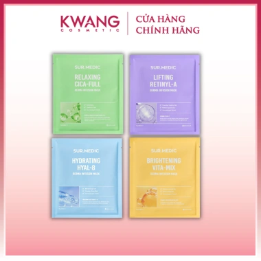 Mặt Nạ Giấy Sur.Medic 10 miếng - Dưỡng ẩm, sáng da, phục hồi, Hàn Quốc, chỉ 285k 3 Mặt Nạ Giấy Sur.Medic 10 miếng - Dưỡng ẩm, sáng da, phục hồi, Hàn Quốc, chỉ 285k 3
