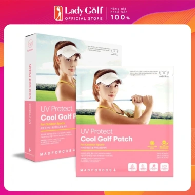 Mặt nạ golf chống UV GOLF PATCH - Tinh chất thiên nhiên, hộp 5 miếng, Hàn Quốc, bảo vệ da tối ưu