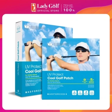 Mặt nạ golf UV GOLF PATCH nam Hàn Quốc - Ngăn tia UV, hộp 5 miếng, giá 595.000₫