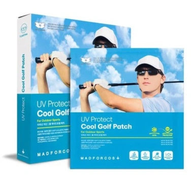 Mặt nạ golf UV GOLF PATCH nam Hàn Quốc - Ngăn tia UV, hộp 5 miếng, giá 595.000₫
