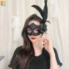 Mặt nạ hoa lông vũ nữ Prom thời trang Ren - Sân khấu cosplay biểu diễn chỉ 51.436₫ 6