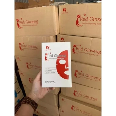 Mặt Nạ Hồng Sâm Hàn Quốc SAMJINHEALTH 10 miếng - Truyền Trắng, Nâng Cơ, Chống Lão Hóa - Giá chỉ 25.000đ 2 Mặt Nạ Hồng Sâm Hàn Quốc SAMJINHEALTH 10 miếng - Truyền Trắng, Nâng Cơ, Chống Lão Hóa - Giá chỉ 25.000đ 2