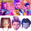 Mặt nạ K-Pop Demon Hunters Rumi Mira Zoey - Halloween, Giá ưu đãi 45.170₫