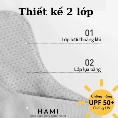 Mặt Nạ Khẩu Trang Toàn Mặt Lụa Lạnh Chống UV, Nâng Cơ Cao Cấp - Giá 62.000₫