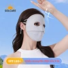Mặt Nạ Khẩu Trang Toàn Mặt Lụa Lạnh Full Face Chống UV Cao Cấp - Giảm giá 65k, Tặng Thẻ Test UV 2
