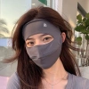 Mặt Nạ Khẩu Trang Toàn Mặt Lụa Lạnh Full Face Chống UV Cao Cấp - Giảm giá 65k, Tặng Thẻ Test UV 9