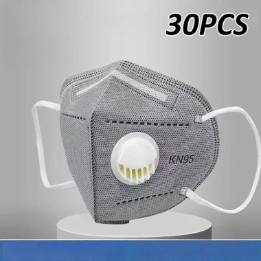 Mặt nạ KN95 50 cái thoáng khí dùng một lần, chống bụi, khói công nghiệp, bao bì độc lập - 23.000₫