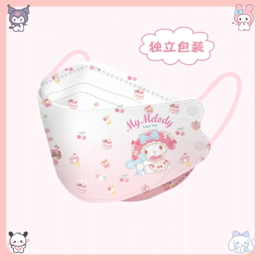 Mặt nạ KN95 Kf94 trẻ em Kuromi 4D chống gió bụi, miệng cá, thoáng khí, phù hợp bé trai - bé gái, 15.560₫ 7 Mặt nạ KN95 Kf94 trẻ em Kuromi 4D chống gió bụi, miệng cá, thoáng khí, phù hợp bé trai - bé gái, 15.560₫ 7