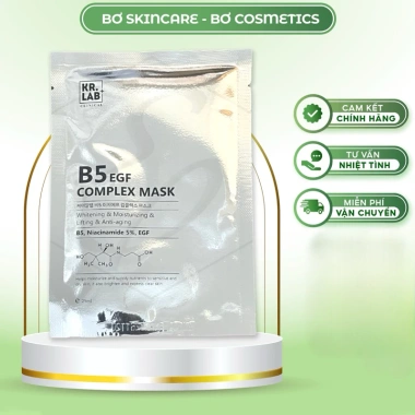 Mặt nạ KR.LAB B5 EGF Complex cấp ẩm sâu, phục hồi da nhanh, giá chỉ 18.000₫