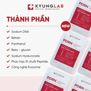 Mặt nạ KyungLab PDRN cấp ẩm - Phục hồi, trẻ hoá da, giá ưu đãi 13.500đ 6