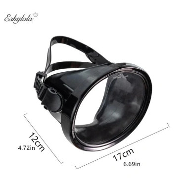 Mặt nạ lặn ống thở hình bầu dục toàn cảnh, kính cường lực cho người lớn, giá 173.772₫