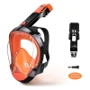 Mặt nạ lặn toàn mặt nam nữ Scuba Gear - Gắn camera, tháo rời, kính ống thở, giảm 22% 8