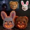 Mặt nạ LED Halloween Dạ Quang Gấu Đẫm Máu và Thỏ Kinh Dị - Cosplay Bóng Trang, Giá 77.958₫