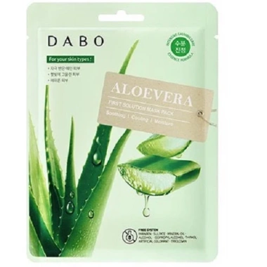 Mặt Nạ Lô Hội Nha Đam Trắng Da Dabo Aloe Hàn Quốc 23g - Dưỡng ẩm, mềm da, chỉ 99.000₫