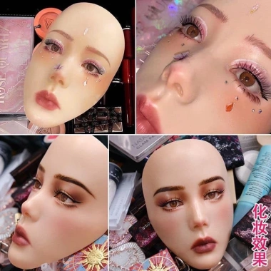 Mặt nạ makeup Fullface 5D - Học makeup chuyên nghiệp, kèm chân đứng & tẩy trang, chỉ 250k 2