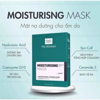 Mặt nạ Marti.derm 10 miếng - Dưỡng ẩm sâu, làm sáng da, giảm giá tới 18% chỉ 355.000đ