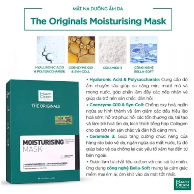 Mặt Nạ Martiderm The Originals 25ml - Cấp Ẩm, Cấp Nước, Tái Tạo Da, Giá 100k