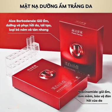 Mặt Nạ MASK FAMILY 25ml Độ ẩm Cao, Da Mềm Mịn, Săn Chắc, Chống Lão Hoá - 140k 7