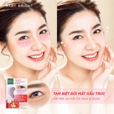 Mặt nạ mắt Cà chua Gluta Baby Bright - Dưỡng sáng, giảm bọng, chỉ 25.000 VND 8 Mặt nạ mắt Cà chua Gluta Baby Bright - Dưỡng sáng, giảm bọng, chỉ 25.000 VND 8