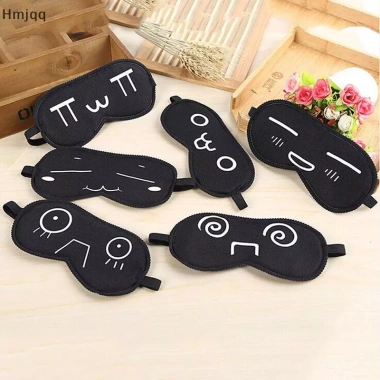 Mặt nạ mắt ngủ lụa nguyên chất Hmjqq - Đệm che bóng râm, thư giãn du lịch, giá 17.700₫ 8