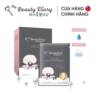 Mặt Nạ My Beauty Diary Ngọc Trai Đen 8 miếng 23ml Trắng Da Giá chỉ 239.000đ