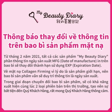Mặt Nạ My Beauty Diary Ngọc Trai Đen 8 miếng 23ml Trắng Da Giá chỉ 239.000đ